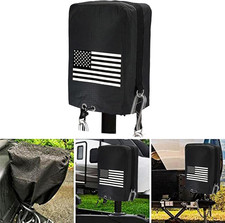 RV Electric Tongue Jack Cover, 600D Oxford Fabric Waterproof Protective, Travel