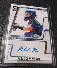 2025 Panini Donruss Next Day Autographs On-Card Rookie Auto Malcolm Moore!. rookie card picture