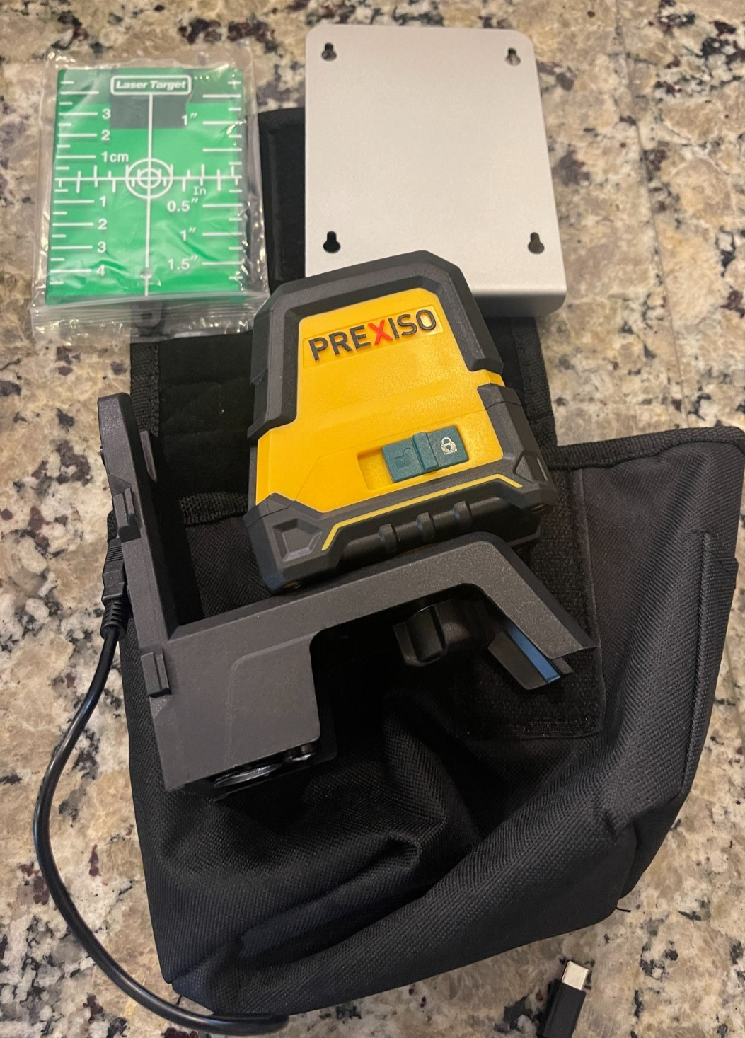 PREXISO 65Ft Self Leveling Laser Level Cross Line Laser Level GreenLine w/Tripod