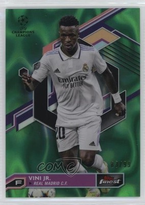 2022 Topps Finest UEFA Club Competitions 83/99 Vinicius Junior Vini Jr #32 0t30