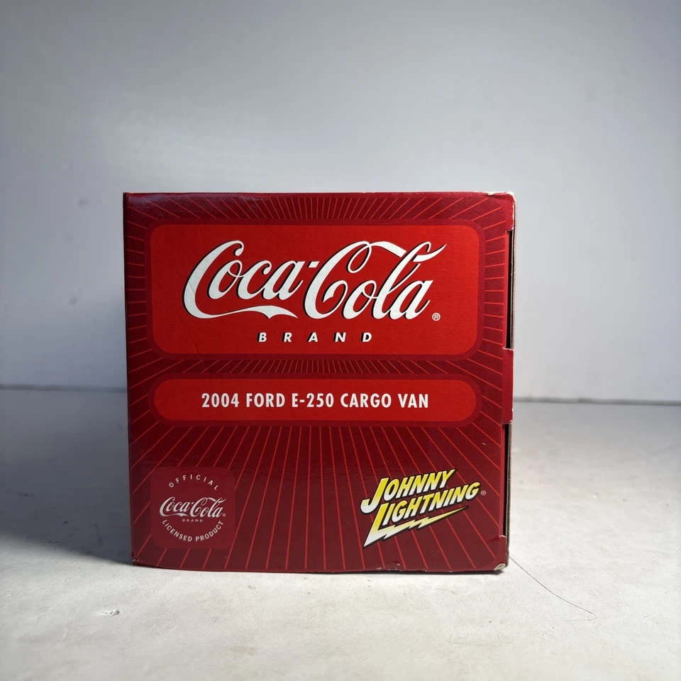 Johnny Lightning 2004 Ford E-250 Cargo Van 1:24 Coca-Cola Diecast NIB - Image 2 of 4