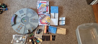 Tech Deck Fingerboard Lot Bowl Builder & Jump N' Grind Ramps w/ Accessories