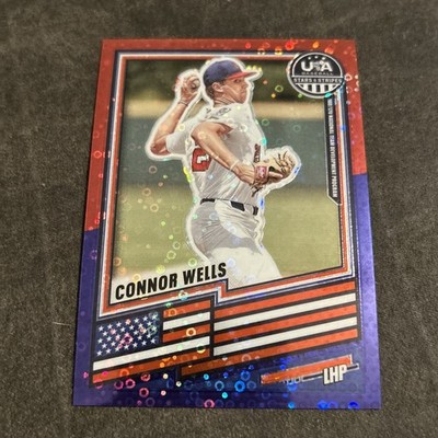 2026 Prizm Stars and Stripes Connor Wells America Disco # d 3/13 USA