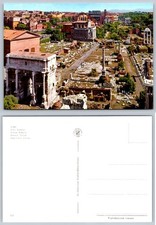 Roman Forum Rome Italy Vintage Postcard Arch of Septimius Severus PLURIGRAF