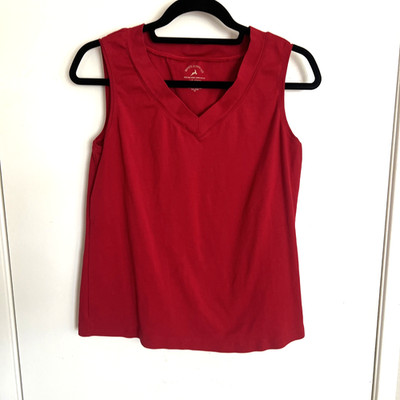 BE CRUISE READY !!  White Stag Tank Top Womens ~ Red ~XL