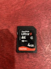 SanDisk 4 GB Ultra II Compact Flash Memory Card 15MB/S SDCFH-004G-AC11