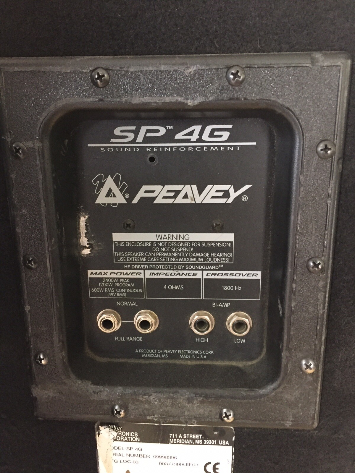 peavey sp4g