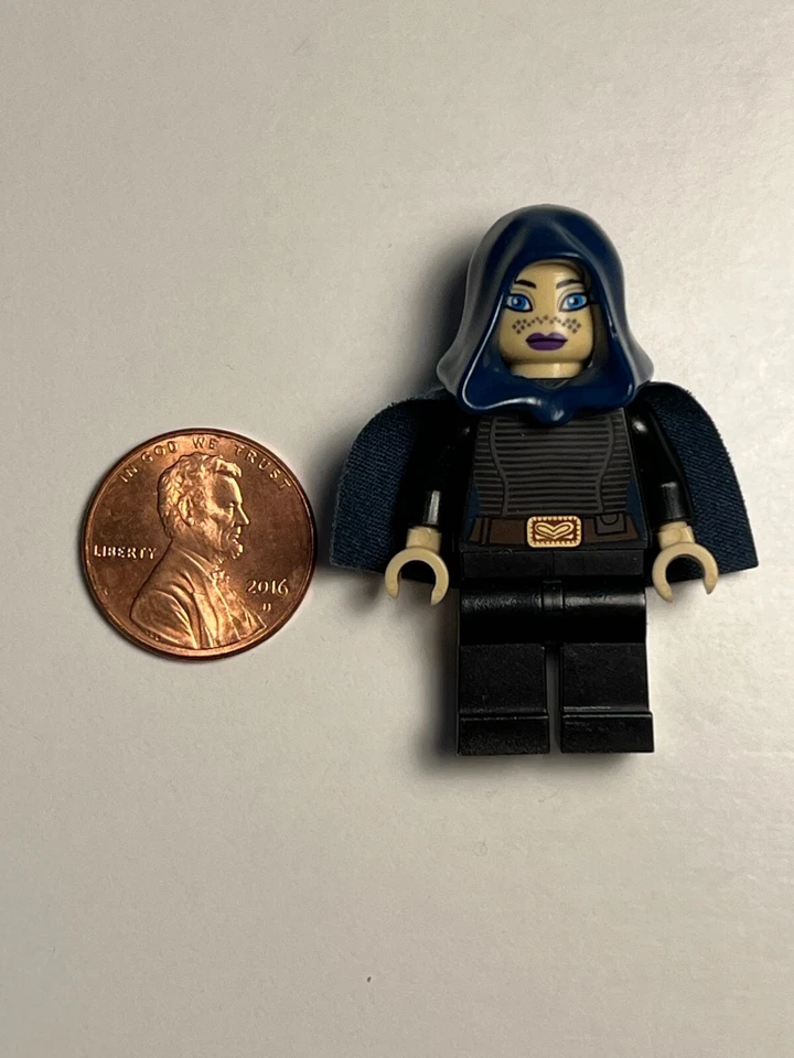 Lego Star Wars Clone Wars Barriss Offee снятый с производства джедай с капюшоном и плащом 9491 - Изображение 2 из 3