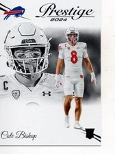 2024 PANINI PRESTIGE COLE BISHOP RC #384 BILLS