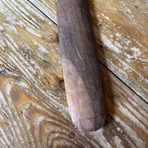 Fine Traditional Aboriginal Hand Carved Boomerang 75cm #AR - Picture 6 of 18
