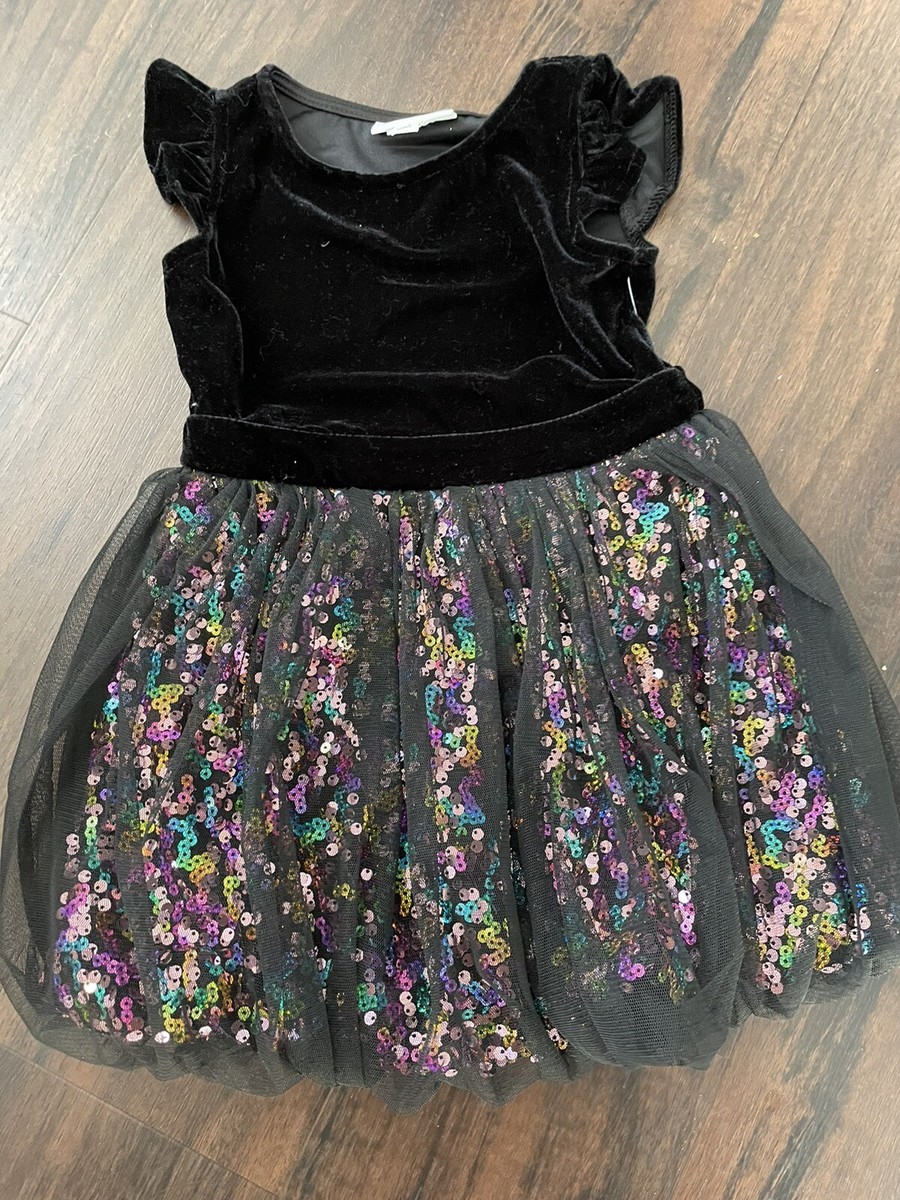 blue dress for baby girl Flower Girl Christmas Dress Black Puffy Dress Toddler Birthday Page –  marryshe main image 1