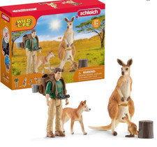 Schleich 42350 OUTBACK ADVENTURE Play Set Kangaroo Joey Dingo NEW