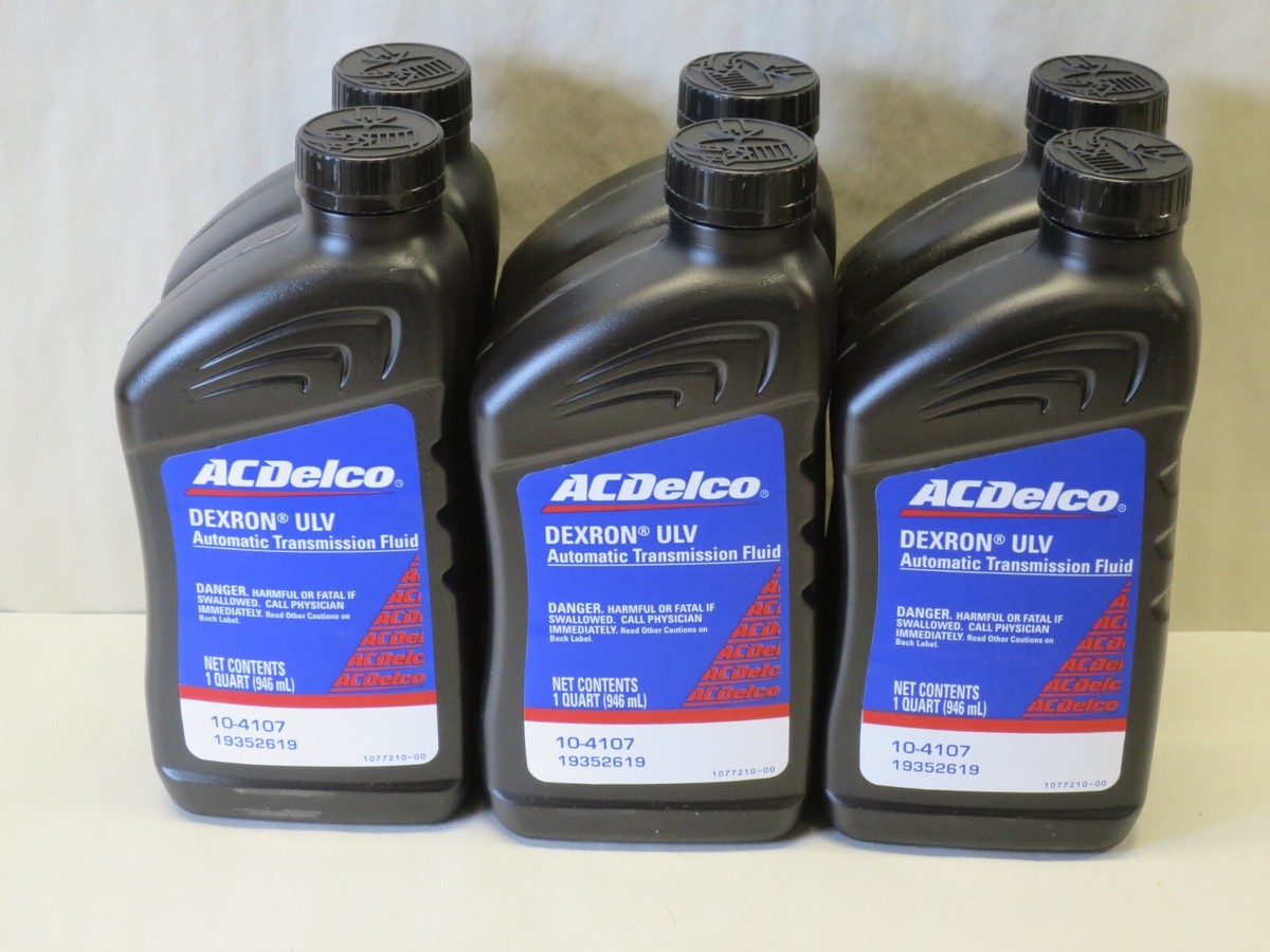 ACDelco 10-4107/19352619 6 Quarts GM Automatic Transmisison Fluid