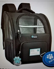 PetAmi Pet Cat Dog Carrier Backpack Travel Bag Airline App. Soft Comfort Mesh