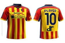 M908 – 1′ MAGLIA GARA UFFICIALE U.S.LECCE CALCIO GIALLOROSSA CASA 24/25