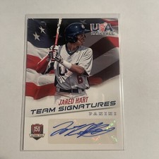 2015 Jared Hart Panini USA Baseball Rookie Auto /299