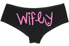 WIFEY wife engagement honeymoon bridal shower bachelorette party gift panties