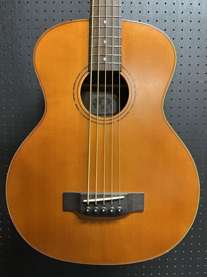 Acoustic Bass Guitar K.Yairi YB-2FE Custom Natural Made in 2009 S/N 38407