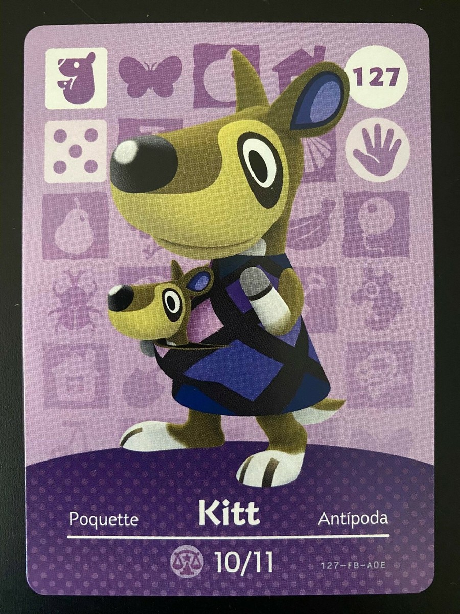 Cartes Animal Crossing Amiibo – Série 2 (n°198 à 200) – Nintendo – Occasion