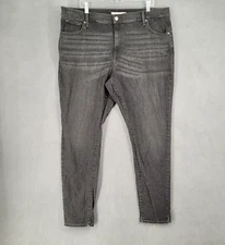 Levi's Womens Jeans Size 20W Black 721 High Rise Skinny Slim