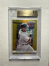 Alex Rodriguez 2013 Panini Prizm #130 Gold Prizms /10 BGS 9.5 Gem Mint Yankees