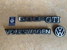 Mk1 Golf GTI Cabriolet Sportline Rivage Karmann REAR 3 Badge SET