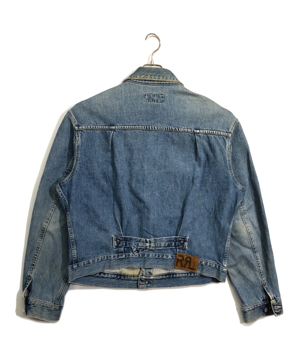RRL RALPH LAUREN / 2nd type cinch back denim jacket / Tag size: L 