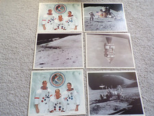 APOLLO 15 NASA PHOTOS 8" X 10" LOT OF 9