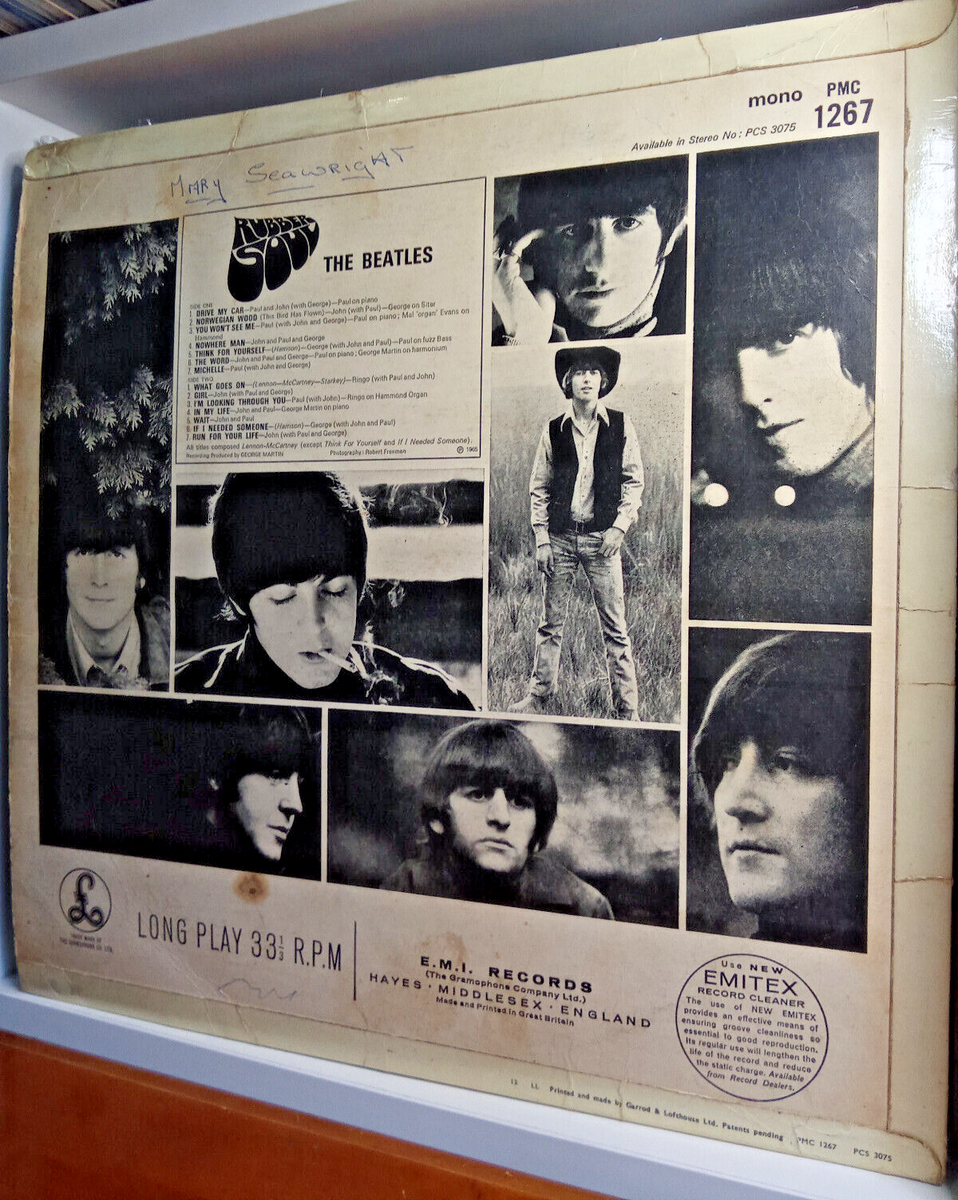THE BEATLES - RUBBER SOUL 1965 UK MONO Parlophone Press LP | eBay UK