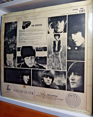 THE BEATLES - RUBBER SOUL 1965 UK MONO Parlophone Press LP | eBay UK