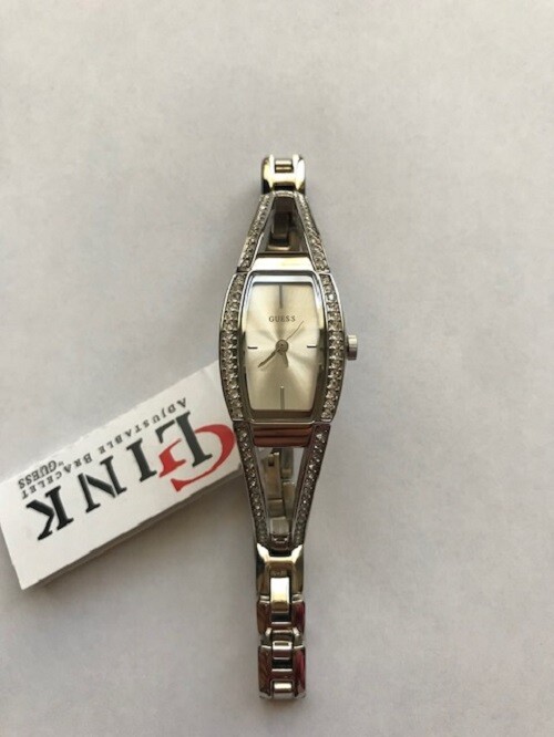 New Authentic GUESS G85633L Women Silver-tone Stainless