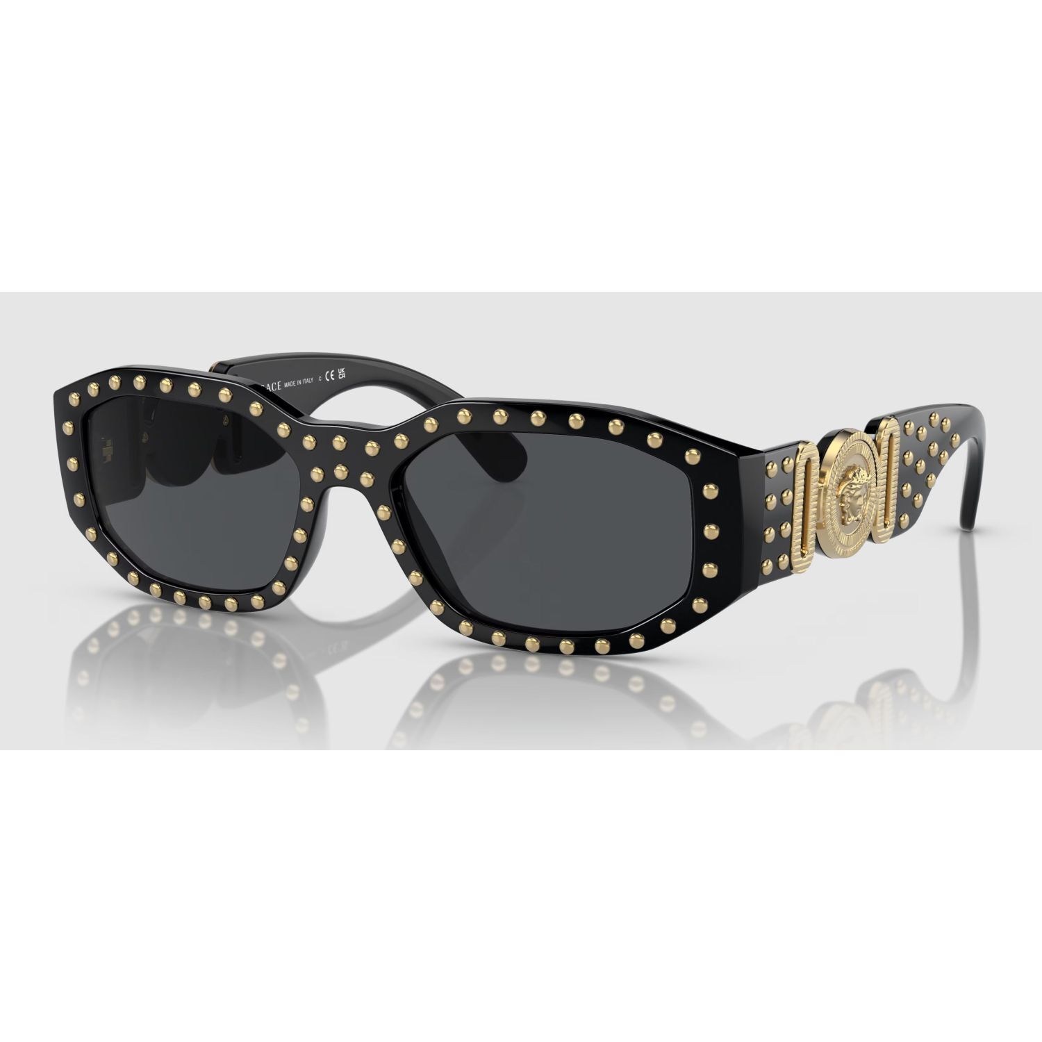 Versace VE4361-539787 53 VE4361 Sunglasses Black Frame Dark Grey 