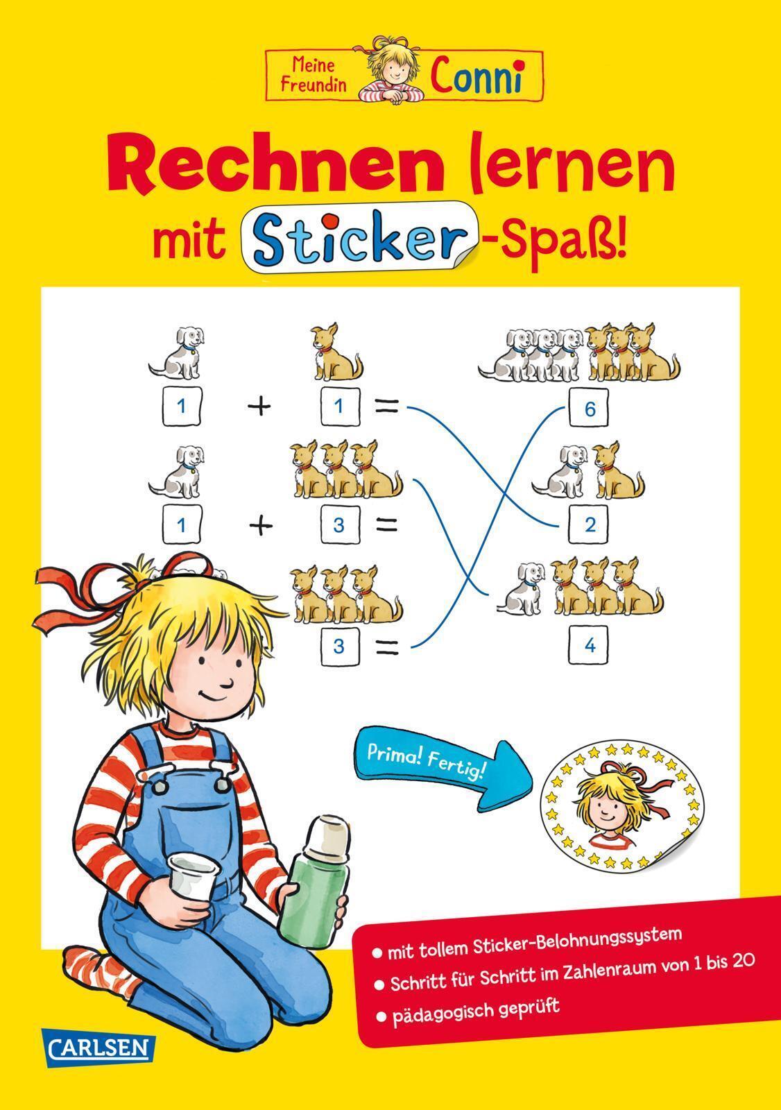 Conni Gelbe Reihe (beschäftigungsbuch): Rechnen Lernen Mit Stickr-spaß