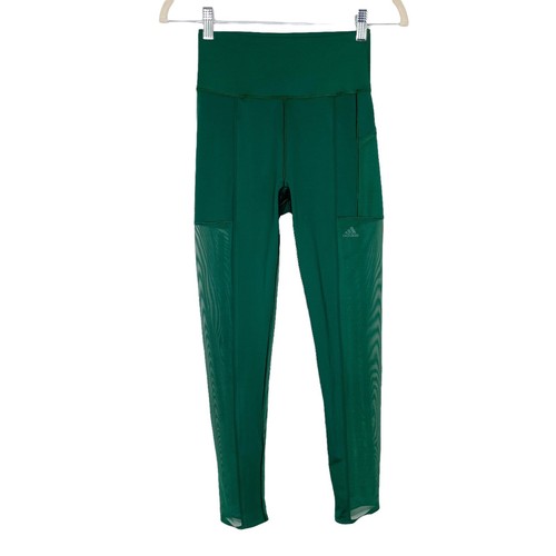 Adidas Ivy Park Green Mesh Leggings 