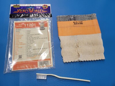LESLIE LOCKE KH1,KH4, KERAY TEXAN II  KEROSENE HEATER WICK, WICK BRUSH & GUIDE