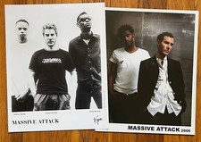 Massive Attack - Mezzanine RARE promo B&W publicity photo - w/color photo print