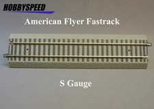 LIONEL AMERICAN FLYER FASTRACK 10 INCH STRAIGHT S Gauge AF 2 rail train 6-49852
