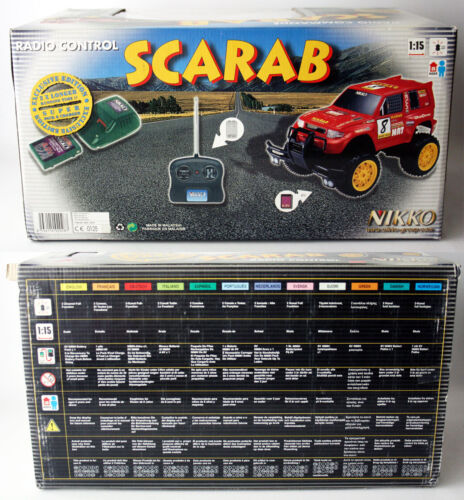 RARE VINTAGE 90'S NIKKO SCARAB JEEP RADIO CONTROL 1:15 R/C NEW ! - Picture 3 of 13