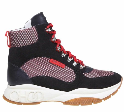 JIMMY CHOO INCA HI-TOP SNEAKERS BOOTS 