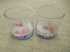 Sunkist Drink in the Sun Novelty Plastic Container/Bowl/Planter/Cup (2 Set)