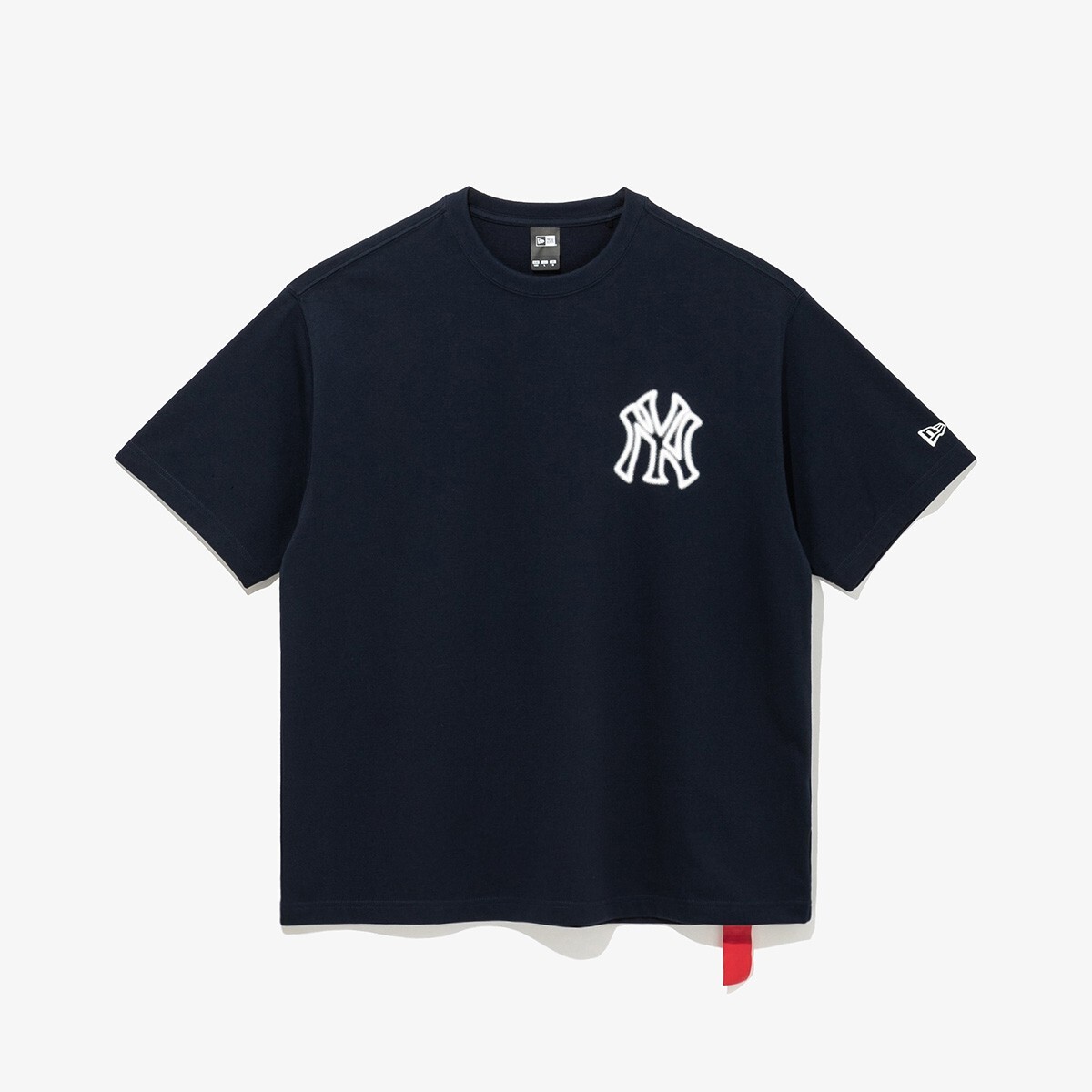 ☆New Era☆ MLB New York Yankees Raglan T-Shirt Evening Blue New Era 2025 MLB New York Yankees Neon Logo T-Shirt, Evening