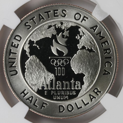 1995-S 50c Olympics Basketball Commemorative Half Dollar NGC PF69 Ultra Cameo - Picture 4 of 4