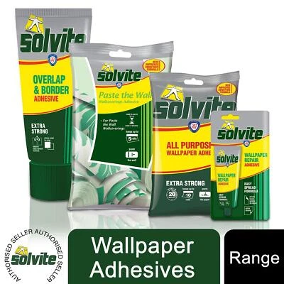 Solvite Overlap & Border, Wallcovering, All Purpose & Wallpaper Repair Adhesive