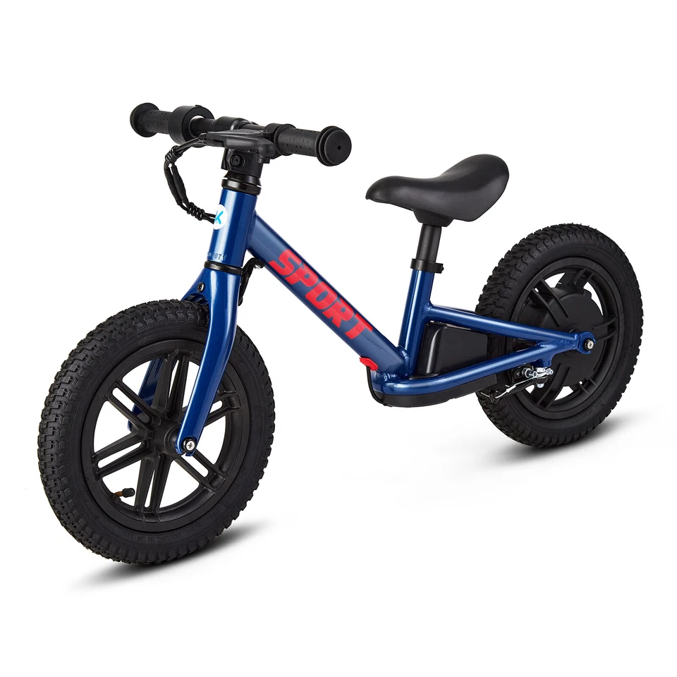 Bicicleta Eléctrica para Niños Bicicleta de Equilibrio Eléctrica de 12 Pulgadas con Bicicleta Eléctrica de 2 Velocidades 24V 100W Foto 2 de 4