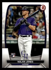 Nolan Jones 2023 Bowman #74 Colorado Rockies ROOKIE Free Shipping