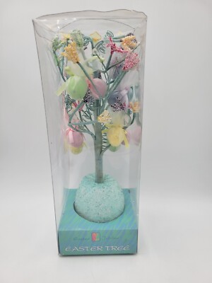 Kmart Easter Jubilee Tree With Egg Ornaments Vintage Table Centerpiece Decor 