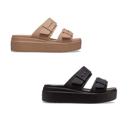 NEW CROCS BROOKLYN BUCKLE 207431 207431-001 BLACK | eBay