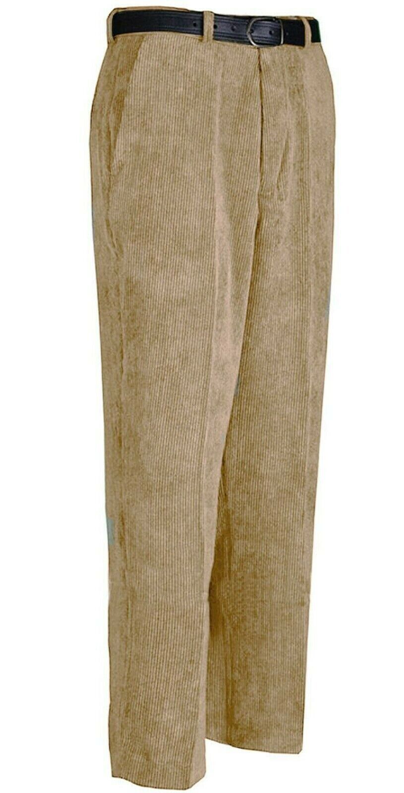 Gents Cotton Corduroy Cord Formal Pant Trousers Men Casual Wear ...