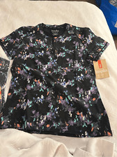 NEW Inspira Flex Round Neck Print Top S