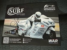 Chris Bostick Signed Promo Hero Card Nhra Drag Racing Autographed 2025